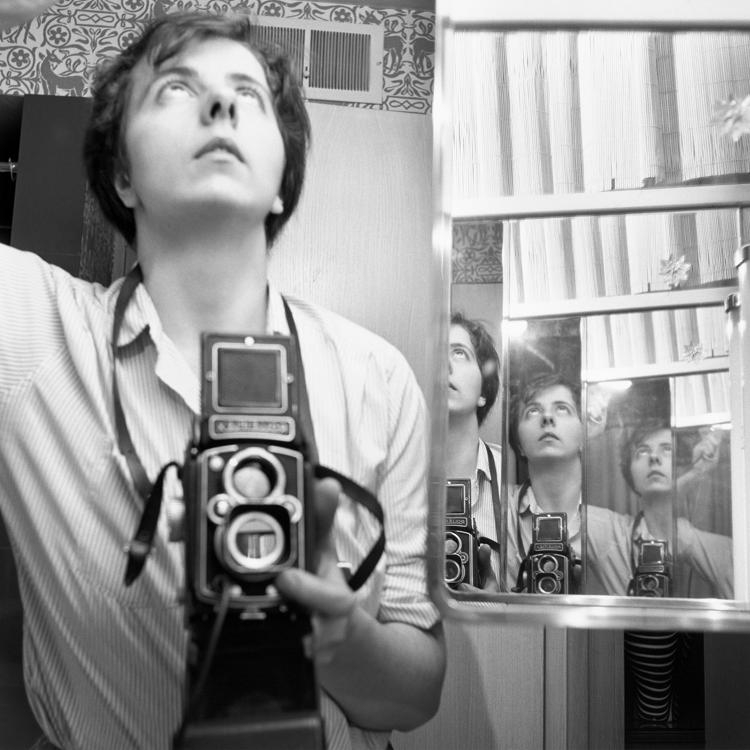 Vivian Maier, Self-Portrait, Chicago, IL, 1956, Gelatin silver print, 2014 © Estate of Vivian Maier, Courtesy of Maloof Collection and Howard Greenberg Gallery, NY