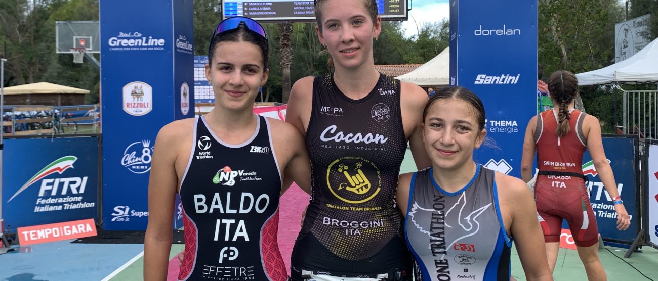 Lissone Triathlon da sinistra Baldo Broggini Lovisi - Porto Sant'Elpidio