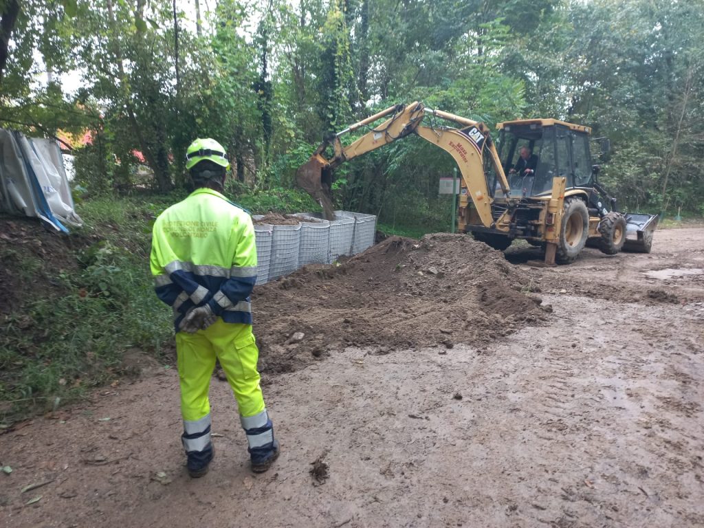 Parco di Monza lavori argini Lambro